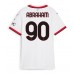 AC Milan Tammy Abraham #90 Bortedrakt Dame 2024-25 Korte ermer